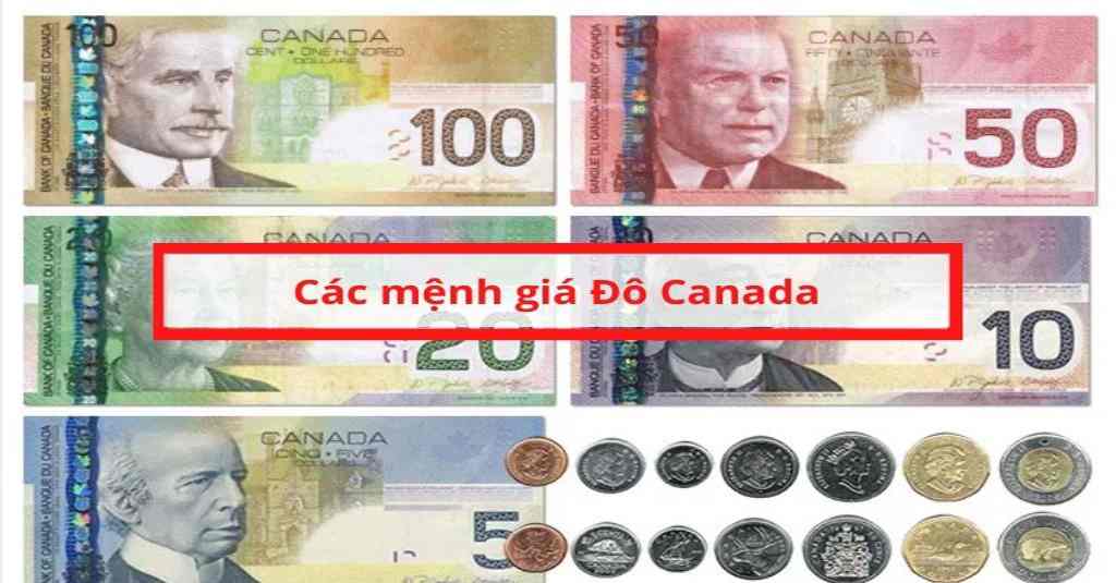 Mệnh giá tiền canada