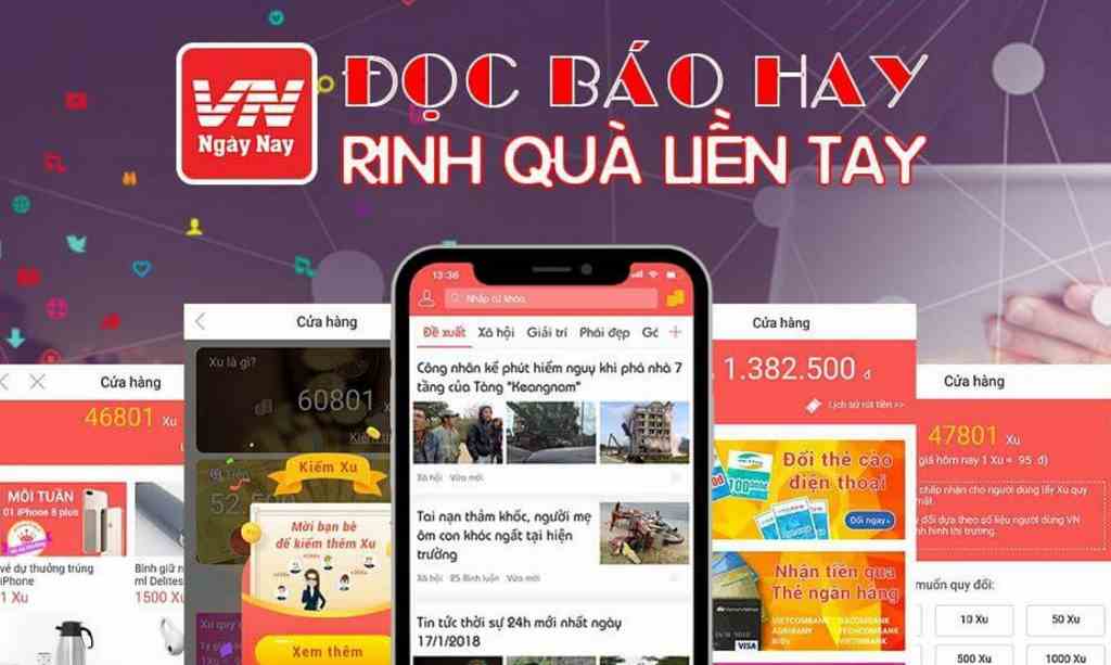 Ứng dụng đọc báo Việt Nam ngày nay.